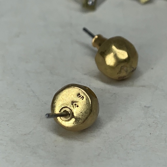 Silpada Jewelry Silpada Hammered Brass Post Earrings Rare